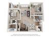 2 Bedrooms H 2 Bathrooms Floor Plans 2 Bedrooms H 2 Bathrooms Floor Plans at Beacon Place Apartments, Maryland, 20878